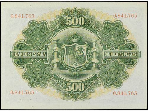 BANCO DE ESPAÑA. 500 Pesetas. 28 Enero 1907. MUY ESCASO. Ed-