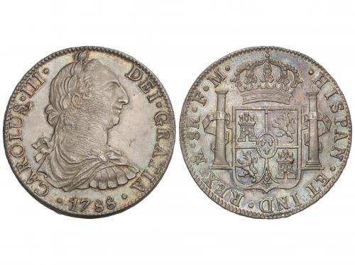 CARLOS III. 8 Reales. 1788. MÉXICO. F.M. 26,84 grs. Ligera p