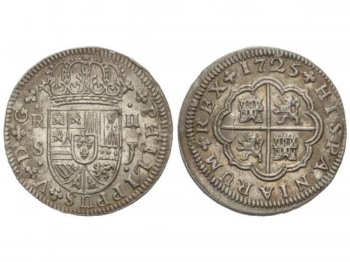 FELIPE V. 2 Reales. 1725. SEVILLA. J. 4,91 grs. (Leves oxida