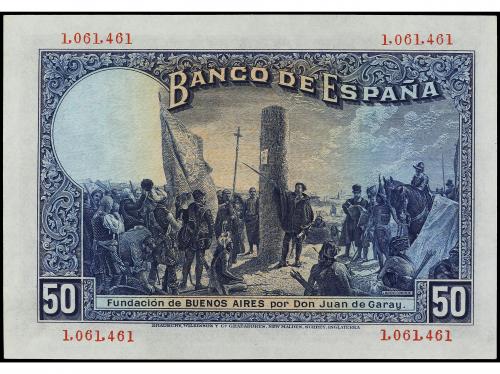 BANCO DE ESPAÑA. 50 Pesetas. 17 Mayo 1927. Alfonso XIII. Ed-