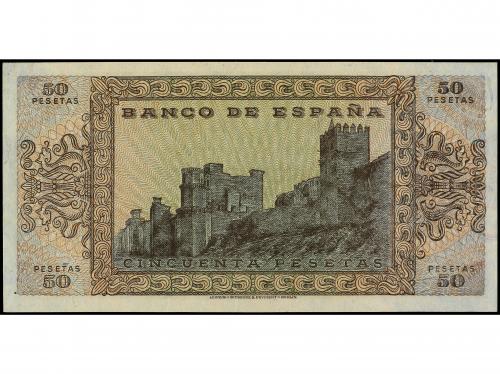 ESTADO ESPAÑOL. 50 Pesetas. 20 Mayo 1938. Castillo de Olite.