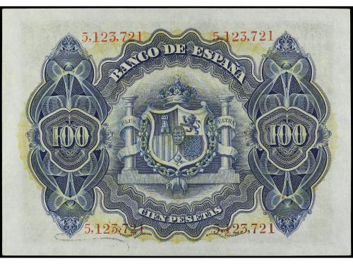 BANCO DE ESPAÑA. 100 Pesetas. 30 Junio 1906. Sin Serie. Ed-3