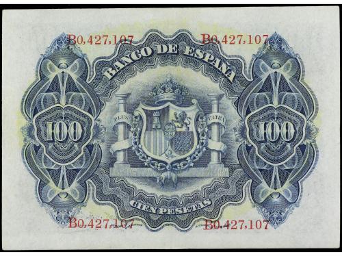 BANCO DE ESPAÑA. 100 Pesetas. 30 Junio 1906. Serie B. (Leve 