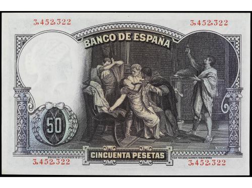 GUERRA CIVIL, ZONA REPUBLICANA. 50 Pesetas. 25 Abril 1931. R