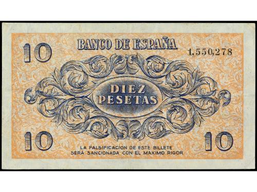 ESTADO ESPAÑOL. 10 Pesetas. 21 Noviembre 1936. Ed-418. MBC+.