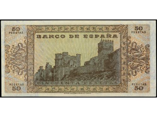 ESTADO ESPAÑOL. 50 Pesetas. 22 Mayo 1938. Castillo de Olite.