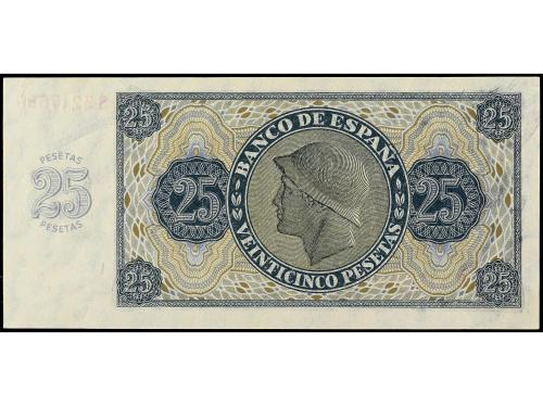 ESTADO ESPAÑOL. 25 Pesetas. 21 Noviembre 1936. Serie S. (Lev