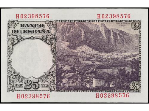 ESTADO ESPAÑOL. 25 Pesetas. 19 Febrero 1946. Flórez Estrada.