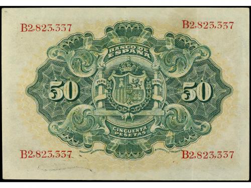 BANCO DE ESPAÑA. 50 Pesetas. 24 Septiembre 1906. Serie B. Ed
