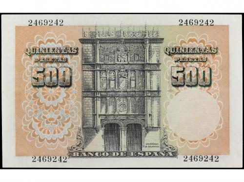 ESTADO ESPAÑOL. 500 pesetas. 19 Febrero 1946. Francisco de V
