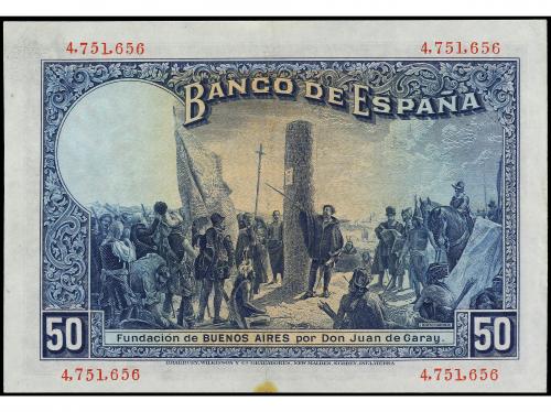 BANCO DE ESPAÑA. 50 Pesetas. 17 Mayo 1927. Alfonso XIII. (Ma