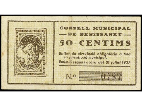 CATALUNYA. Lote 3 billetes 25, 50 Céntims y 0,50 Pessetes. 3