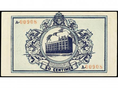 MADRID. 50 Céntimos. Diciembre 1937. FÁBRICA DE TELÉFONOS ST