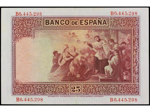 BANCO DE ESPAÑA. 25 Pesetas. 12 Octubre 1926. San Francisco 