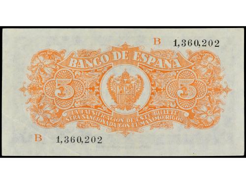 ESTADO ESPAÑOL. 5 Pesetas. 18 Julio 1937. Portabella. Serie 