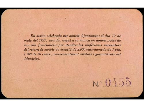 CATALUNYA. 50 Cèntims. 19 Maig 1937. Aj. de MARTORELLES DE B