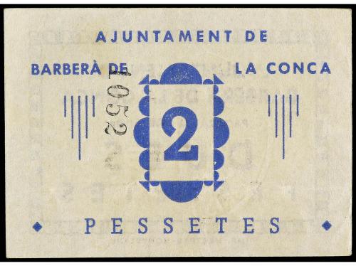 CATALUNYA. 2 Pessetes. Aj. de BARBERÀ DE LA CONCA. AT-298. M