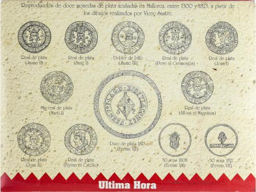 JUAN CARLOS I. Lote serie 8 monedas 1 a 500 Pesetas, serie r