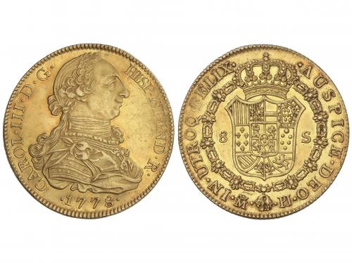CARLOS III. 8 Escudos. 1778. MADRID. P.J. 26,93 grs. (Ínfima