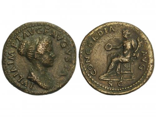 IMPERIO ROMANO. Dupondio. 80-81 d.C. JULIA TITI. Anv.: VLIA 