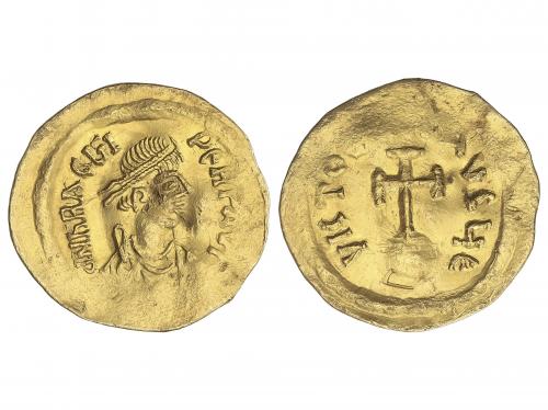 MONEDAS BIZANTINAS. Semissis. HERACLIO (610-641 d.C.). CONST