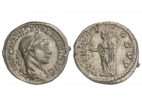 IMPERIO ROMANO. Denario. 222-228 d.C. ALEJANDRO SEVERO. Anv.