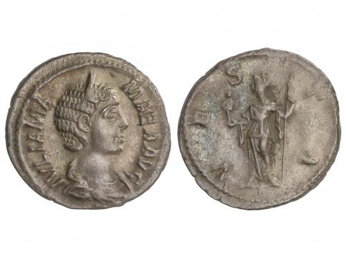 IMPERIO ROMANO. Denario. 235 d.C. JULIA MAMAEA. Anv.: IVLIA 