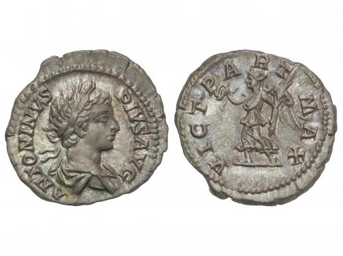 IMPERIO ROMANO. Denario. 201-210 d.C. CARACALLA. Anv.: ANTON