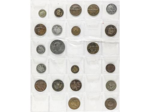 ESTADOS ITALIANOS. Lote alrededor de 161 monedas. AE, AR. Re