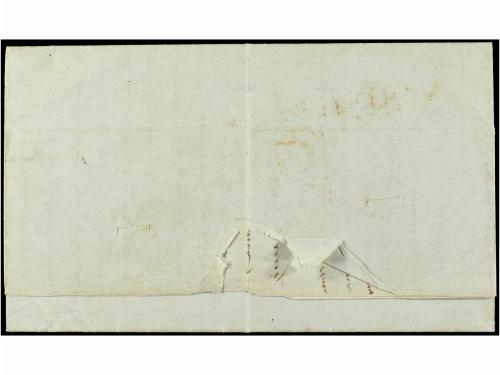 ✉ PUERTO RICO. 1849. MANATI (Puerto Rico) a GALICIA. Marca d