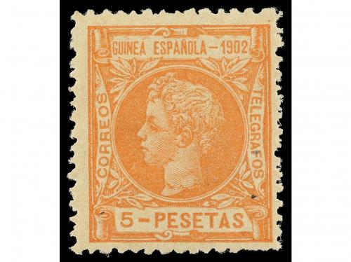 * COLONIAS ESPAÑOLAS: GUINEA. Ed. 1/8. 1902. SERIE COMPLETA,