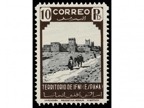 ** COLONIAS ESPAÑOLAS: IFNI. Ed. 16/27. 1943. DOCE valores, 