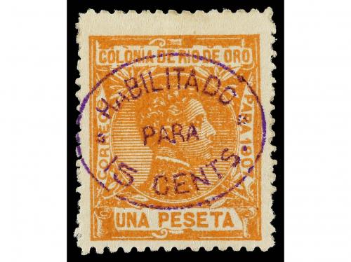 * COLONIAS ESPAÑOLAS: RIO DE ORO. Ed. 37/40. 1908. CUATRO VA