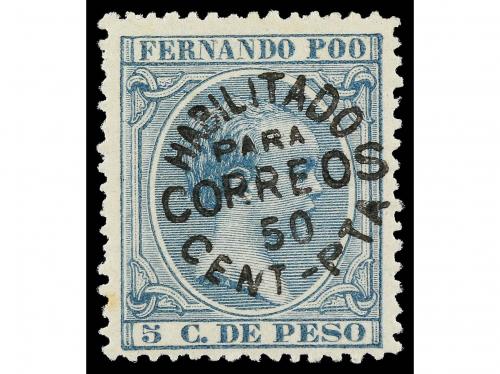* COLONIAS ESPAÑOLAS: FERNANDO POO. Ed. 24/5. 50 c. s. 2 c. 