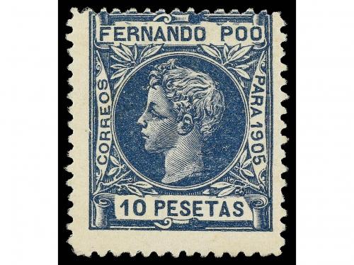 * COLONIAS ESPAÑOLAS: FERNANDO POO. Ed. 136/51. 1905. SERIE 