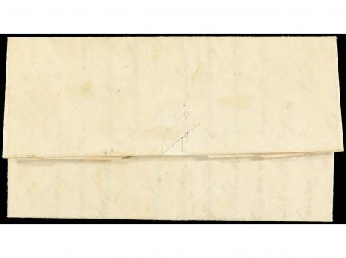 ✉ SALVADOR. 1853. SAN SALVAFOR a SANTA ANA. Carta completa c