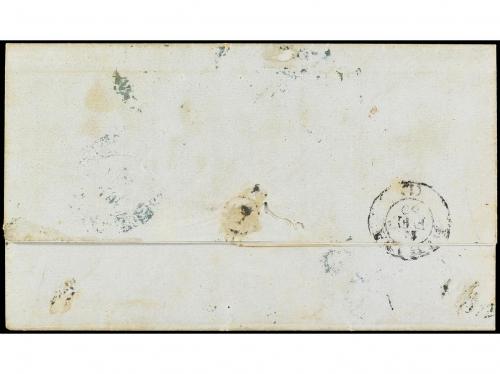 ✉ CUBA. Ant. 1. 1859. CARTA escrita a bordo del vapor "C. Co