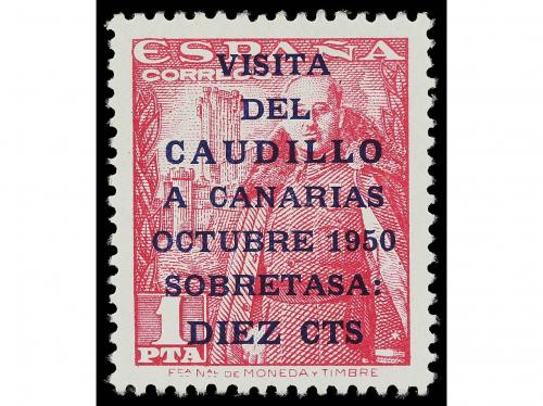 ** ESPAÑA. Ed. 1083A/B. CANARIAS CORREO I TIRADA. 2 valores.