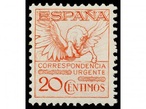 * ESPAÑA. Ed. 592A y 676. 20 cts. rosa (2). Centrados de luj