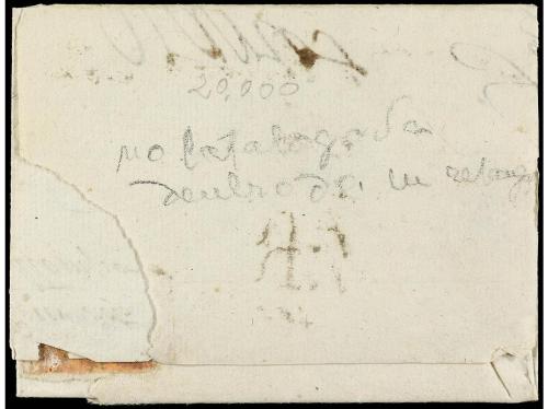 ✉ COLOMBIA. 1819 (16 octubre). MOMPOX a MADRID. Carta comple