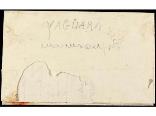 ✉ COLOMBIA. 1826 (2 abril). YQUINA a BOGOTÁ. Carta completa 