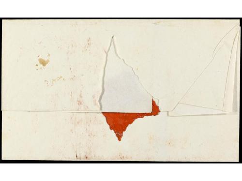 ✉ COLOMBIA. (1820 ca.). Envuelta de carta circulada a POPAYA
