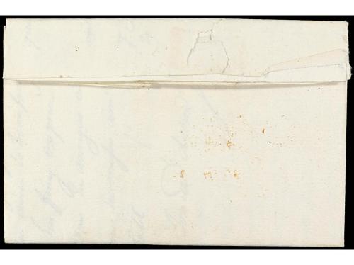 ✉ COLOMBIA. 1821 (16 octubre). GUADAS a BOGOTÁ. Carta comple