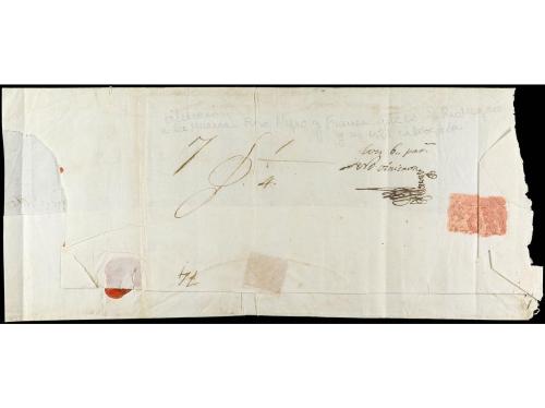✉ COLOMBIA. (1815 ca.). Plica del Servicio Oficial dirigida 