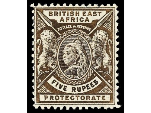 * AFRICA. Yv. 61/75. 1896. BRITISH EAST AFRICA. Serie comple