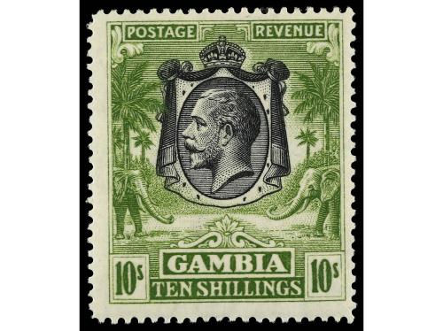 * GAMBIA. Yv. 93/114. 1922. SERIE COMPLETA. 23 valores. S.G.