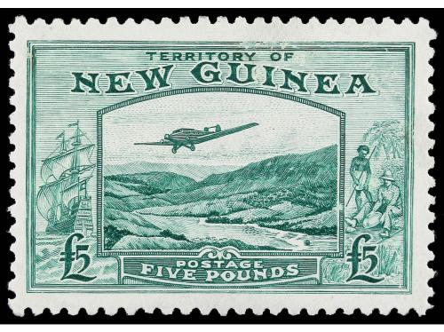 * NUEVA GUINEA (OC.BRITANICA). Yv. Av. 44/45. 1935. SERIE CO