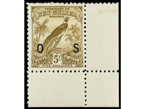 * NUEVA GUINEA (OC.BRITANICA). Yv. Servicio 11/21. 1931. SER