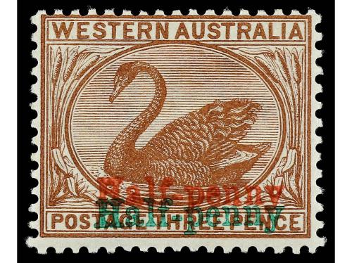 */(*) AUSTRALIA OCCIDENTAL. Yv. 42/9, 50/52, 50a/b. 1885-189