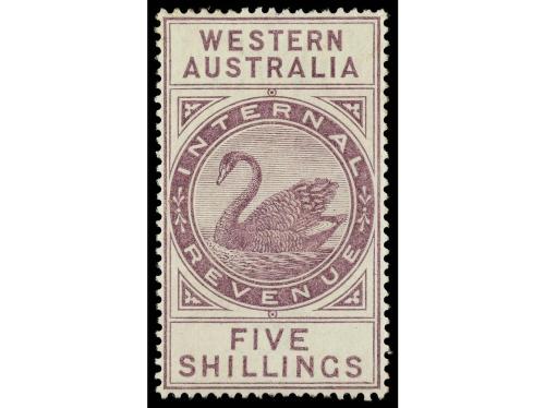 */° AUSTRALIA OCCIDENTAL. 1894. POSTAL REVENUE STAMPS. Serie